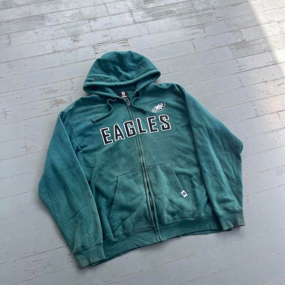 Philadelphia Eagles NFL Football Zip Up Hoodie